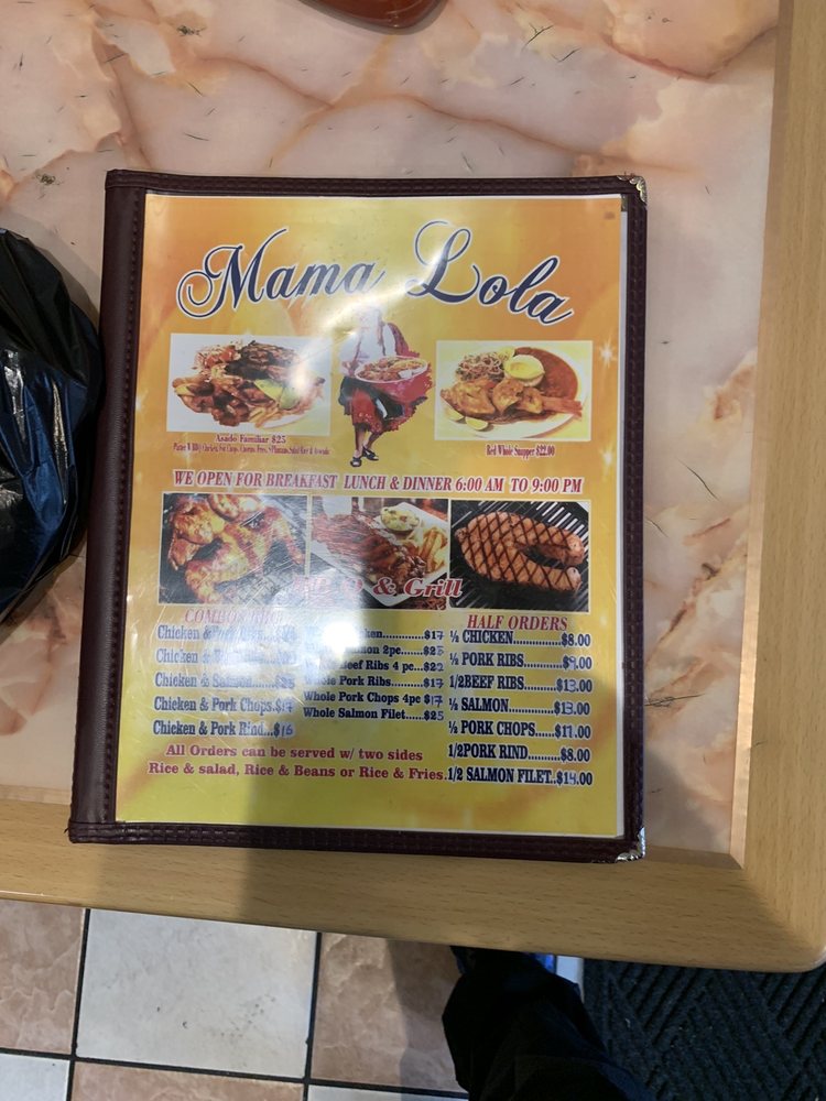 Mama Lola Menu – All You Need to Know